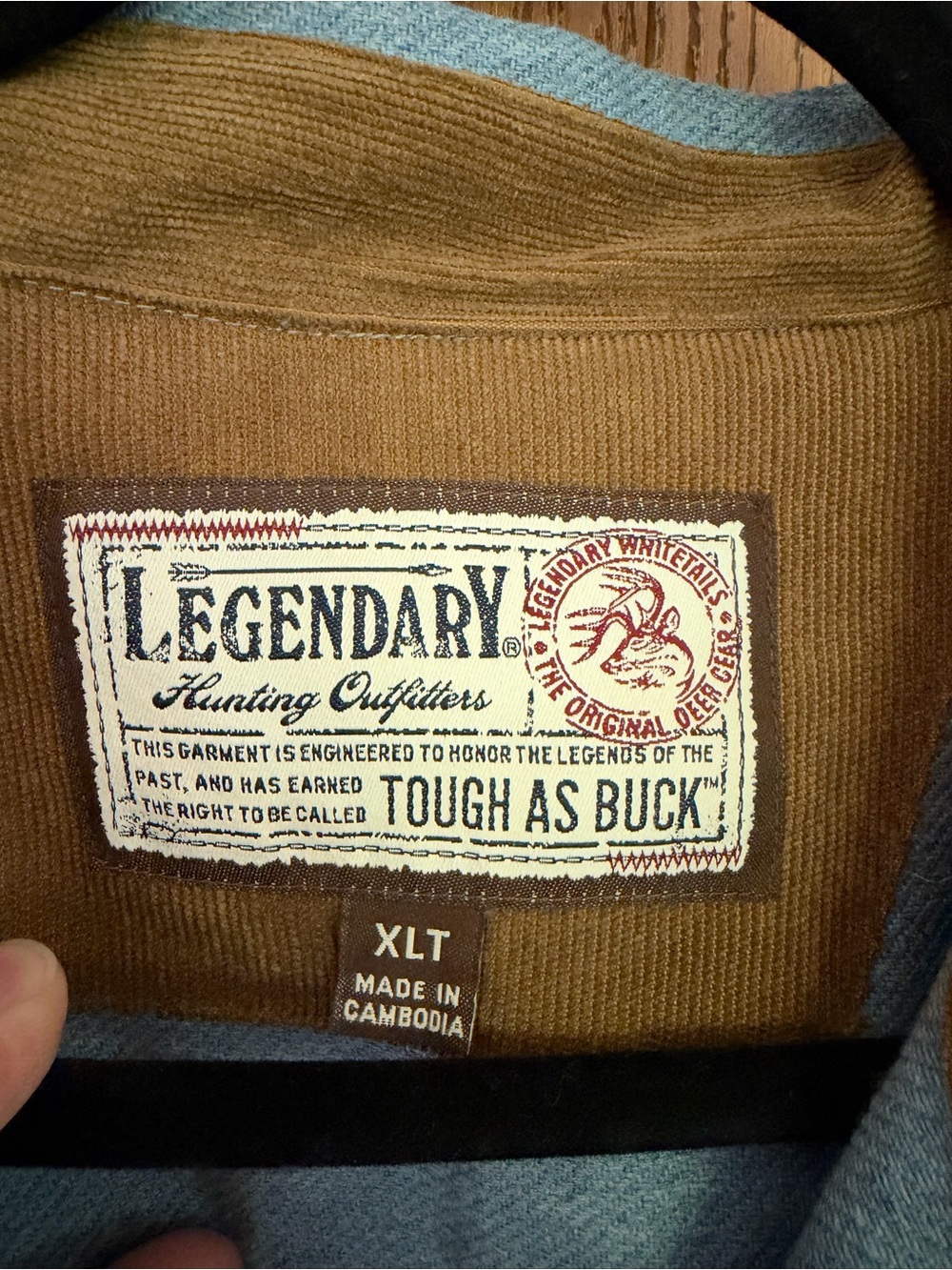 Legendary Whitetails Light Blue Button-Front Shirt Jacket - Picture 3 of 3